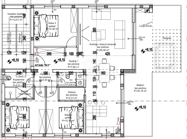 Appartamento Oprić, Opatija - Okolica, 176m2