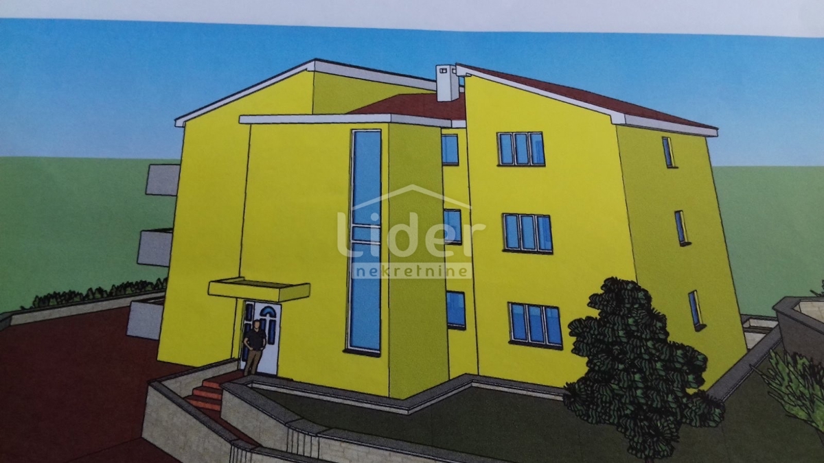 KASTAV Terreno di 1000 m2 con permesso di costruzione