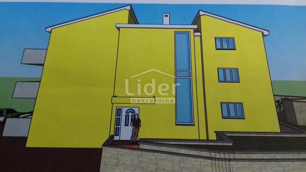 KASTAV Terreno di 1000 m2 con permesso di costruzione