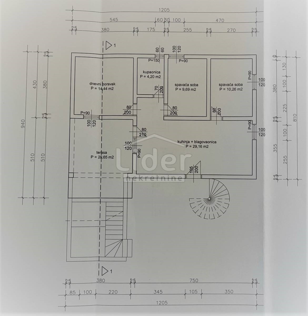 Casa Gornji Karin, Obrovac, 170m2