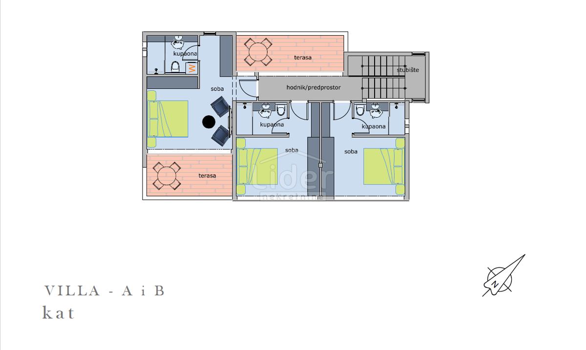 BRIBIR Villa con piscina, nuova costruzione