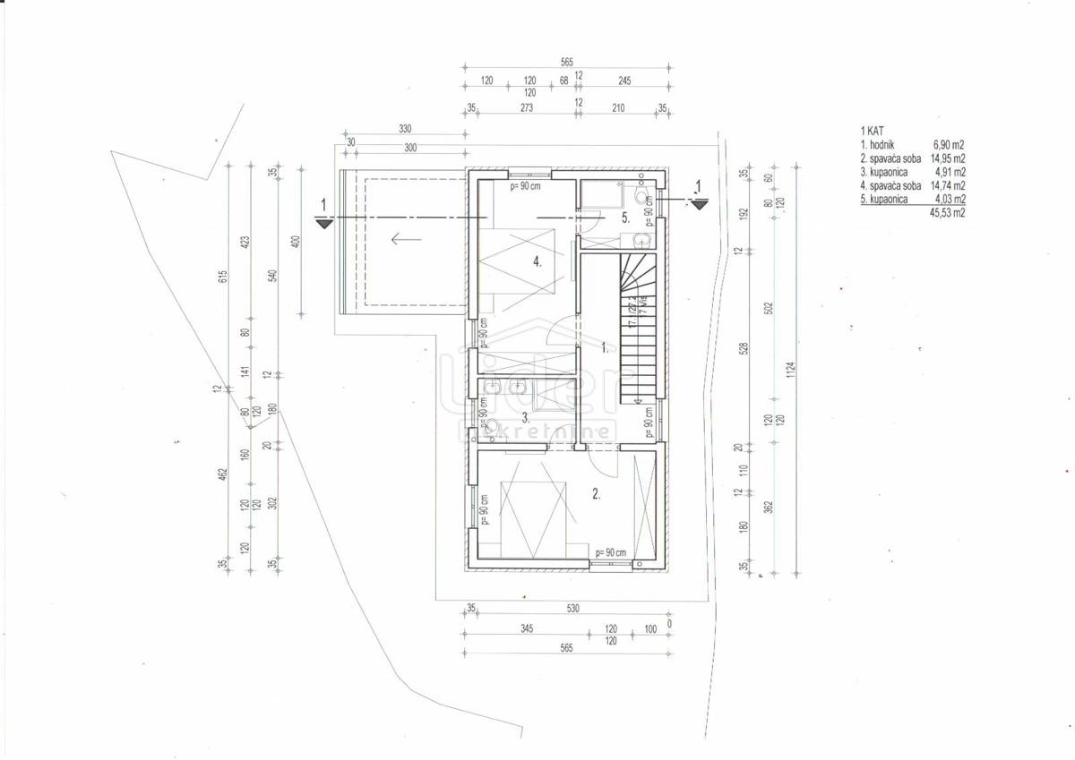 Casa Butkovići, Svetvinčenat, 120m2