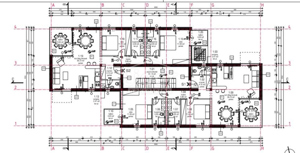 Appartamento Poreč, 92,94m2