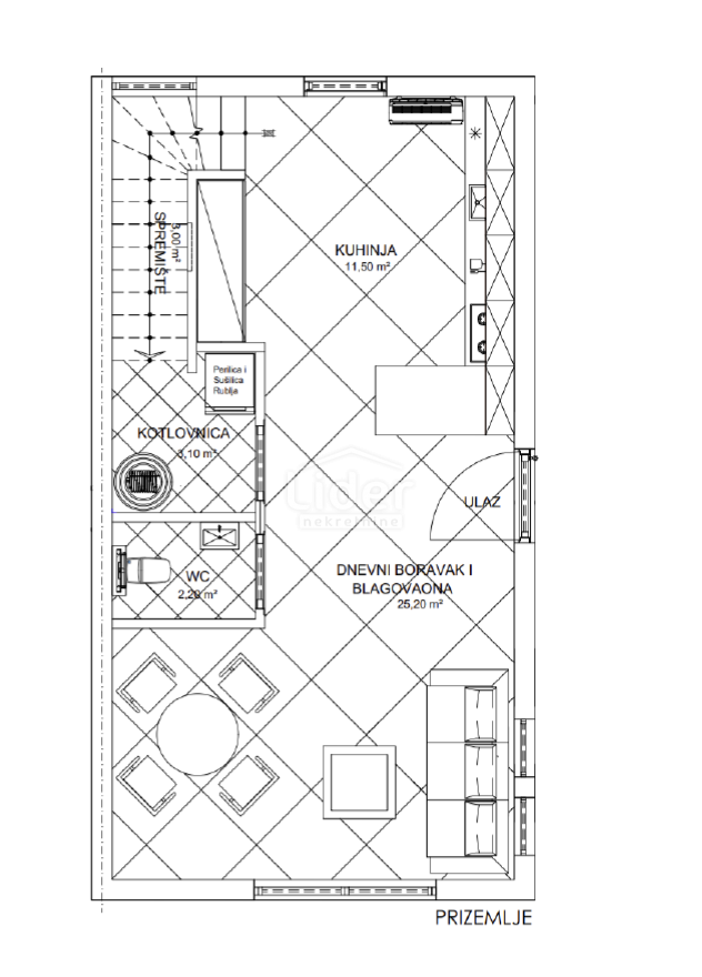 BRIBIR Nuovo, confortevole appartamento duplex di 99 m2