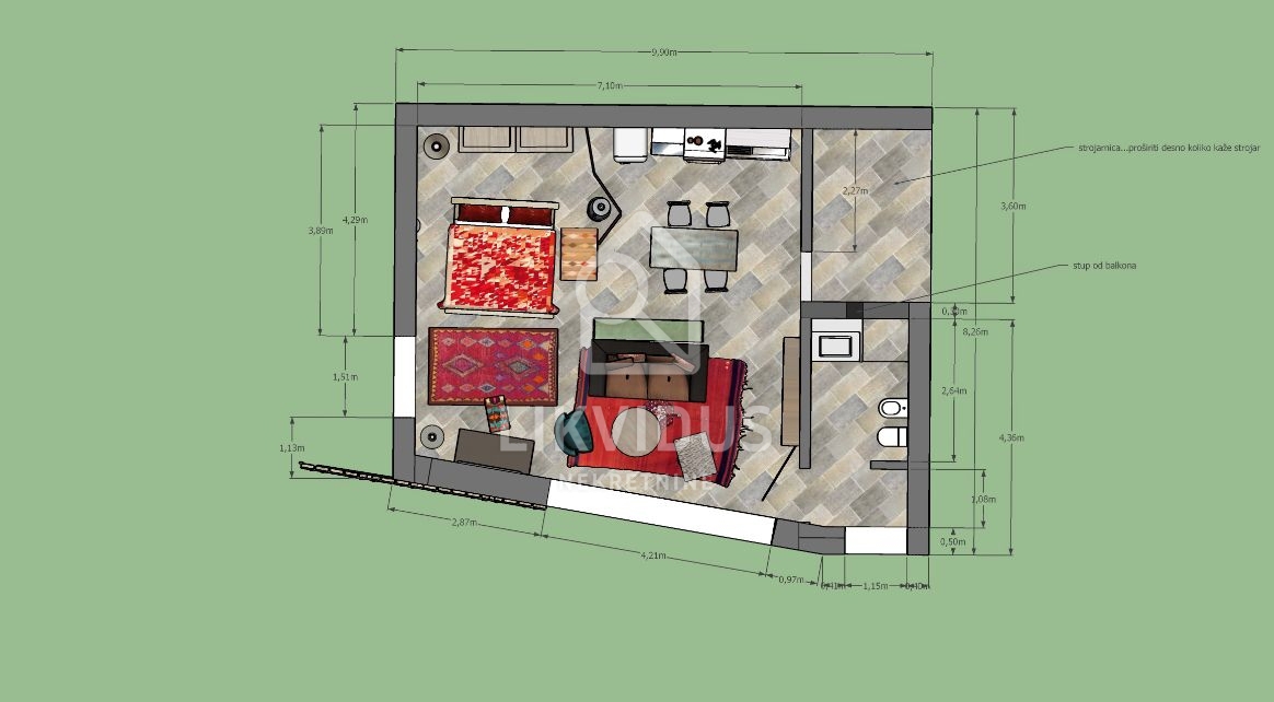 Terreno Oprtalj, 600m2