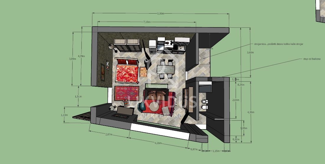 Terreno Oprtalj, 600m2