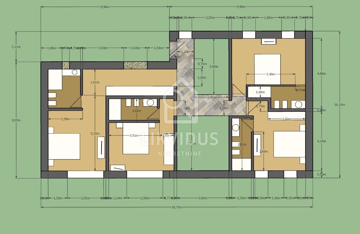 Terreno Oprtalj, 600m2