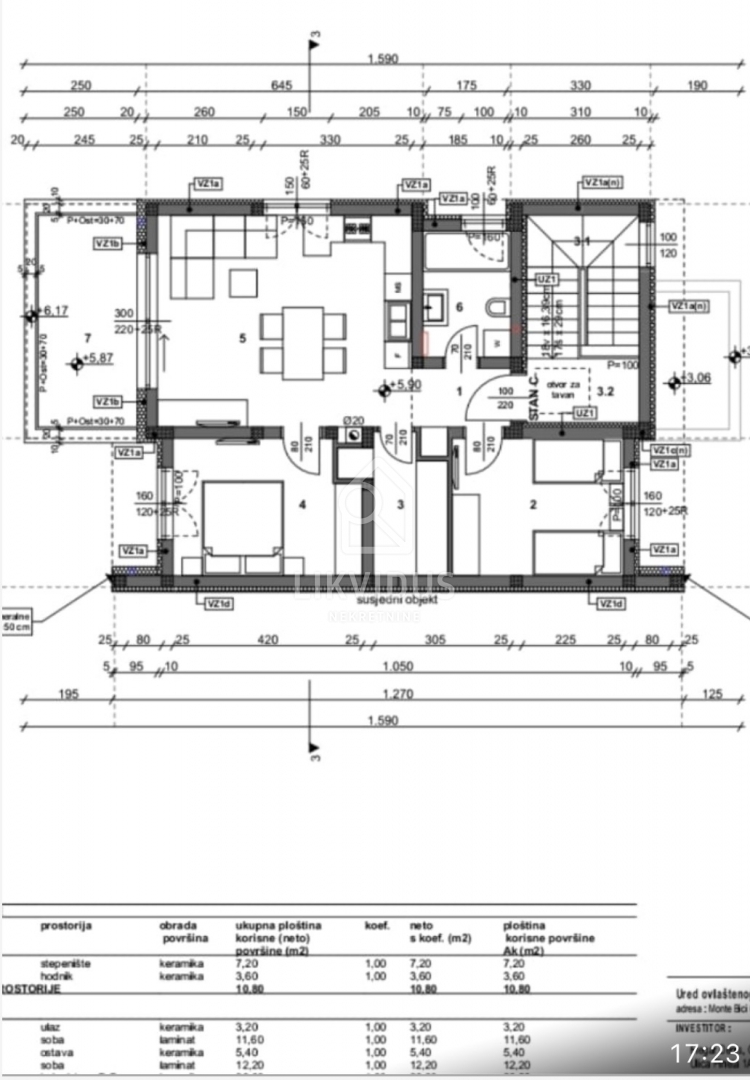 Appartamento Valbandon, Fažana, 75,89m2