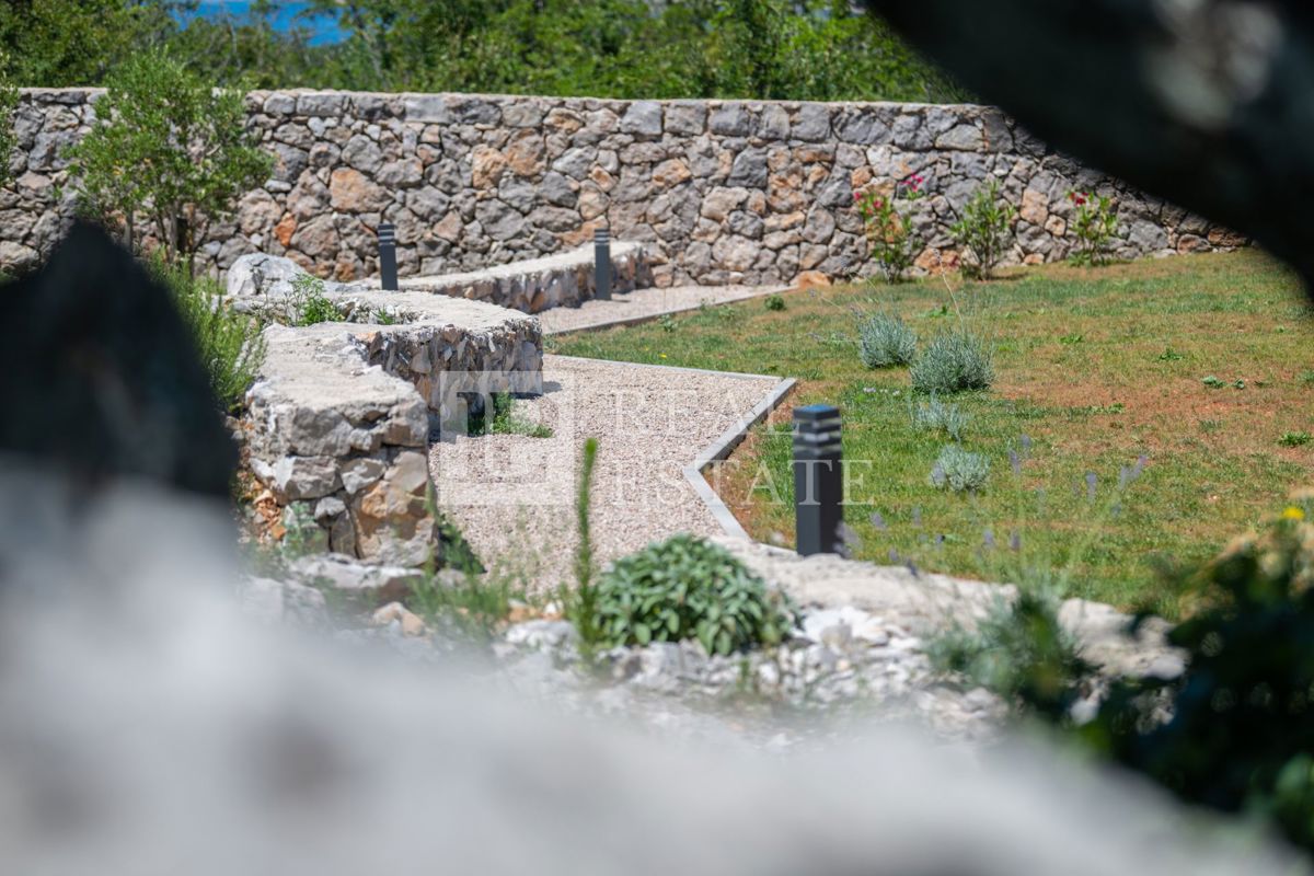 ŠMRIKA - villa di lusso con piscina e vista panoramica sul mare