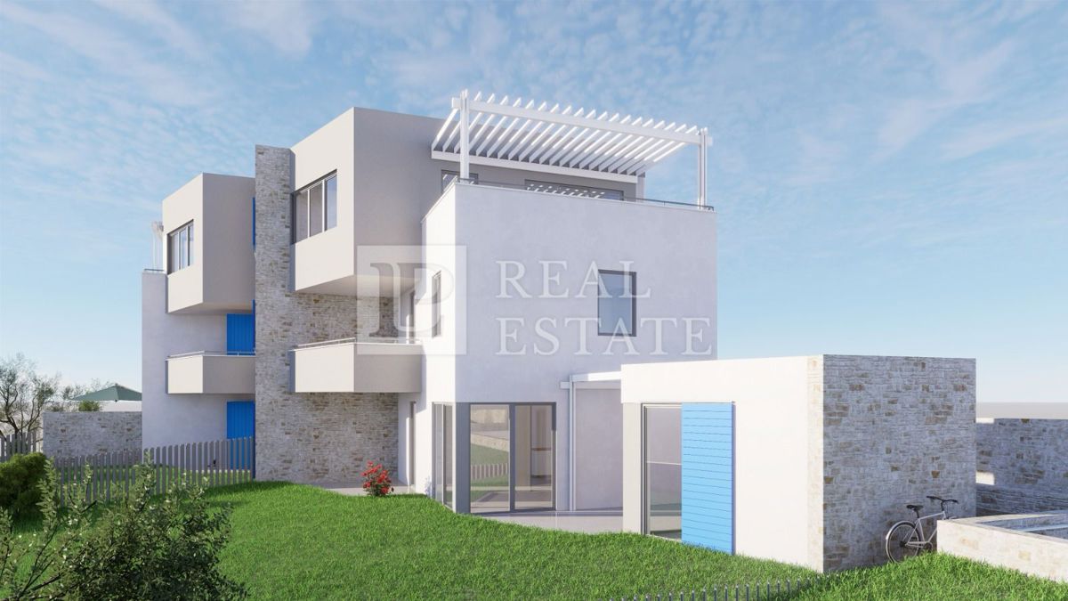 POVILE - appartamento con tre camere da letto con giardino e cucina estiva (nuova costruzione)