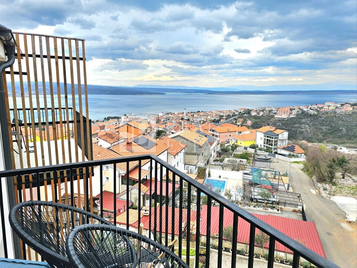 CRIKVENICA - nuovo edificio con vista mare aperto