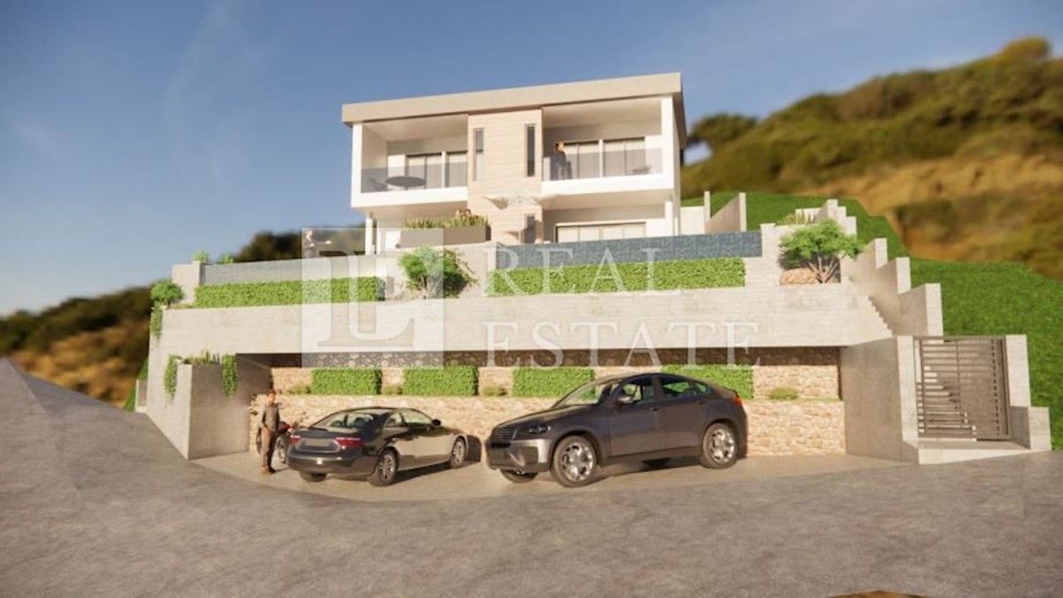 DRAMALJ - una casa con piscina e vista panoramica sul mare