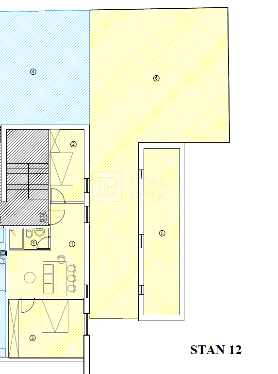 CRIKVENICA - appartamento con due camere da letto con vista mare