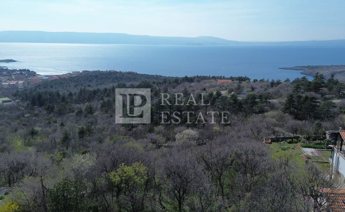 KLENOVICA - terreno edificabile di 1366 m2 con vista mare aperto