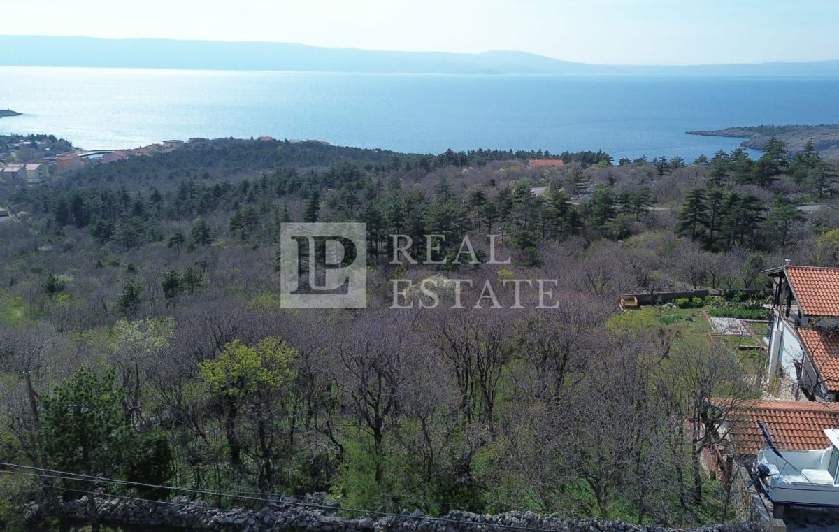 KLENOVICA - terreno edificabile di 1366 m2 con vista mare aperto