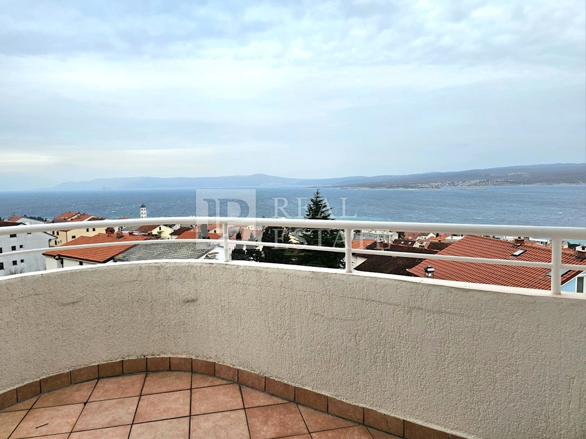 CRIKVENICA - appartamento con una fantastica vista sul mare