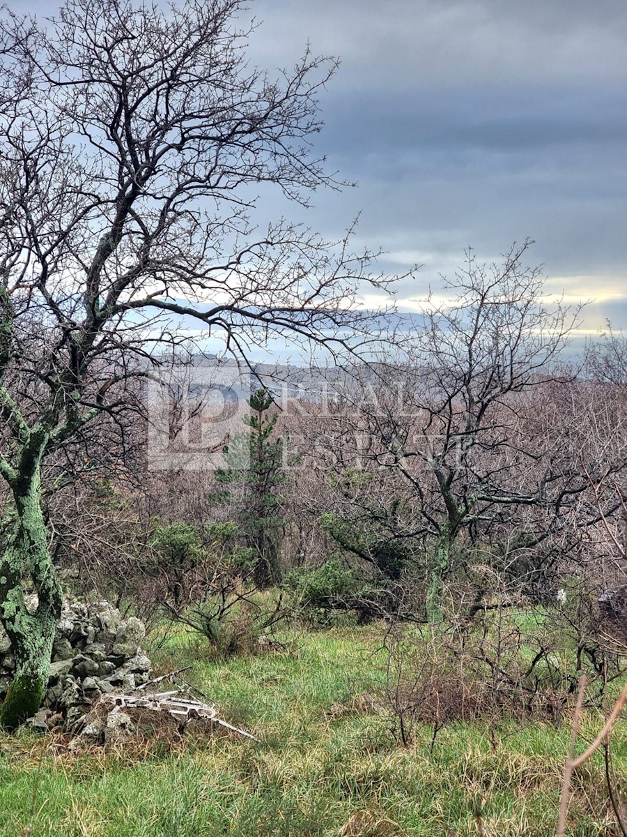 ŠMRIKA - terreno edificabile con vista mare