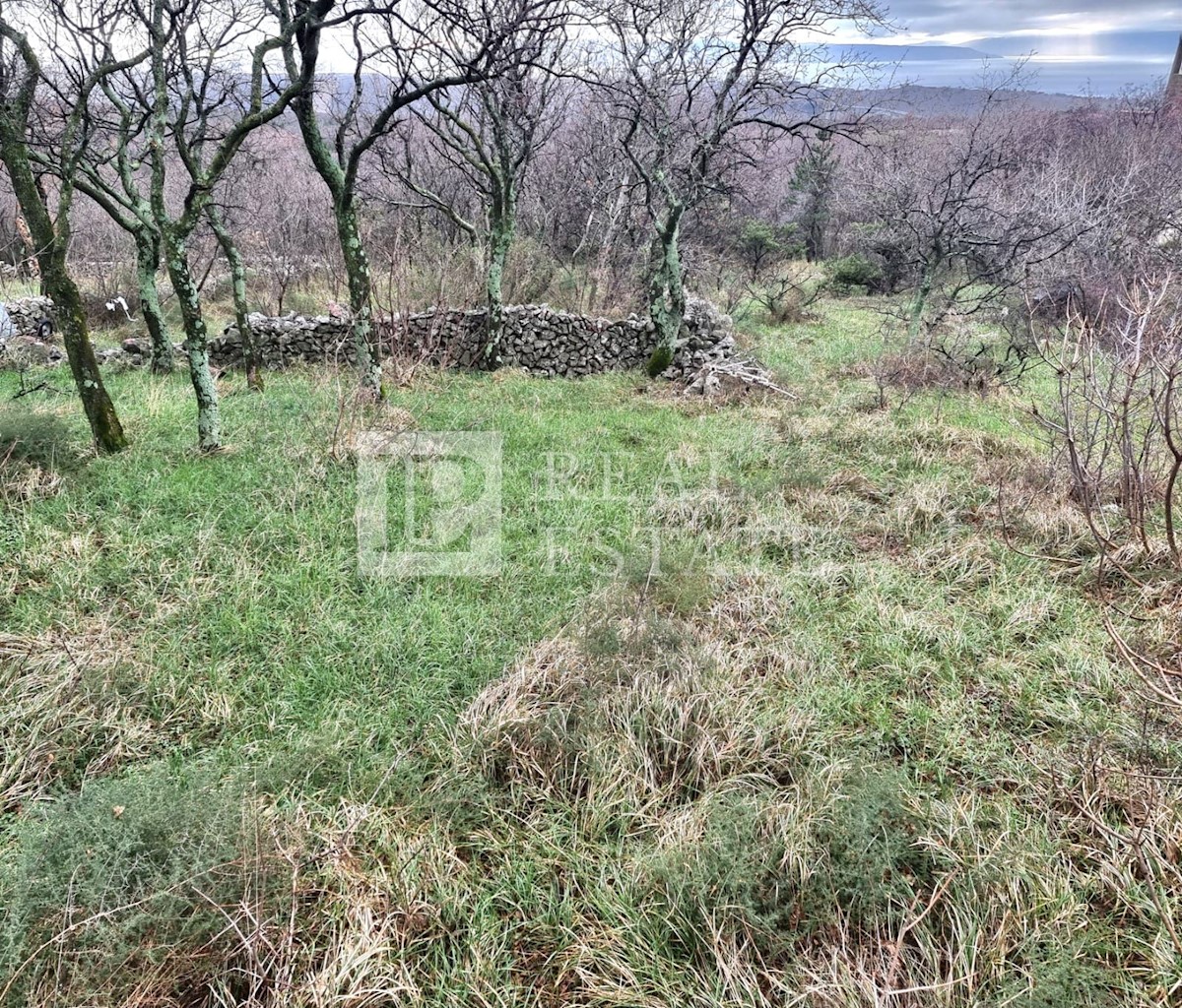 ŠMRIKA - terreno edificabile con vista mare