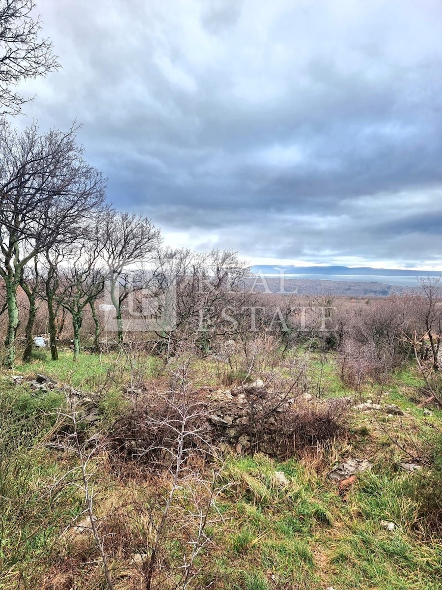 ŠMRIKA - terreno edificabile con vista mare