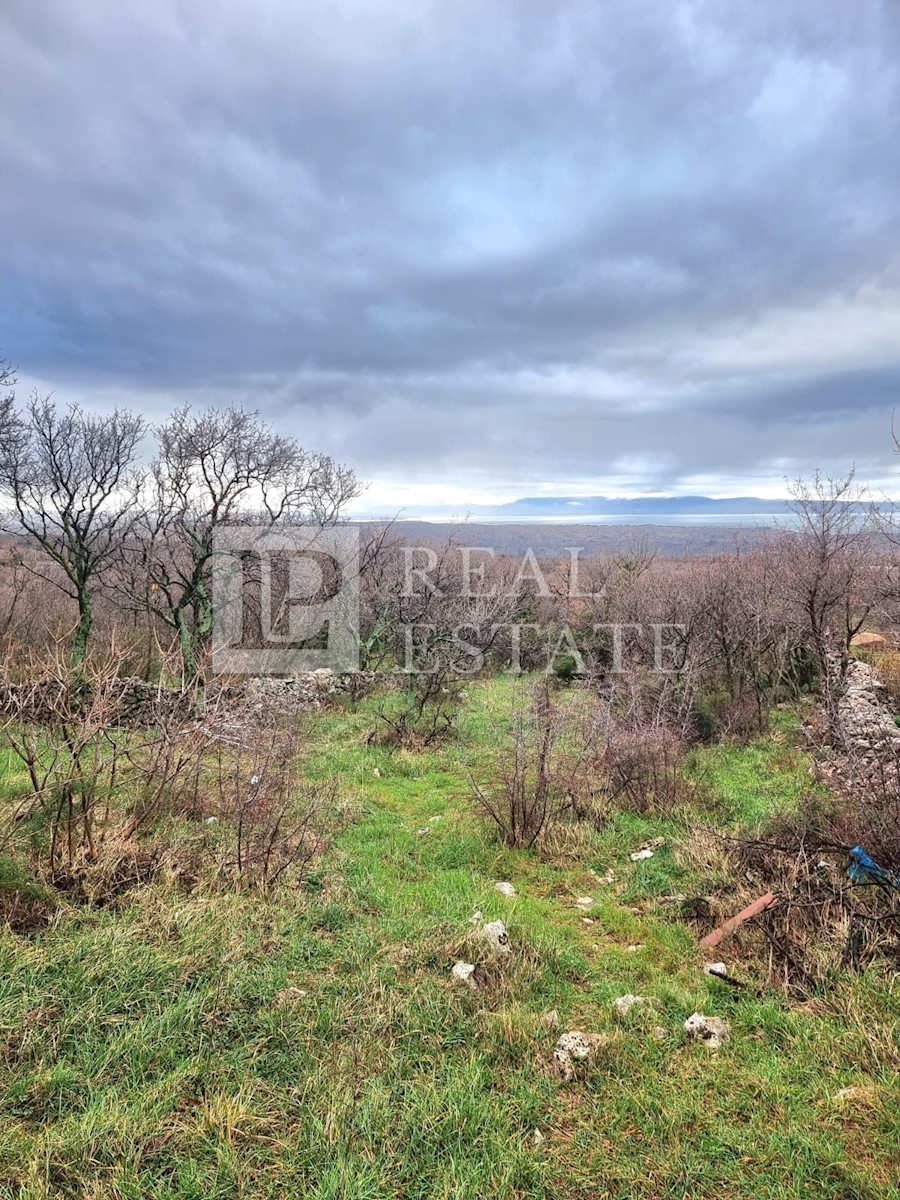 ŠMRIKA - terreno edificabile con vista mare