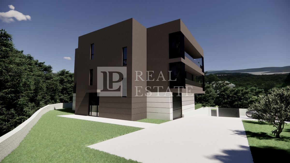 JADRANOVO - appartamento di lusso in un nuovo edificio con piscina privata