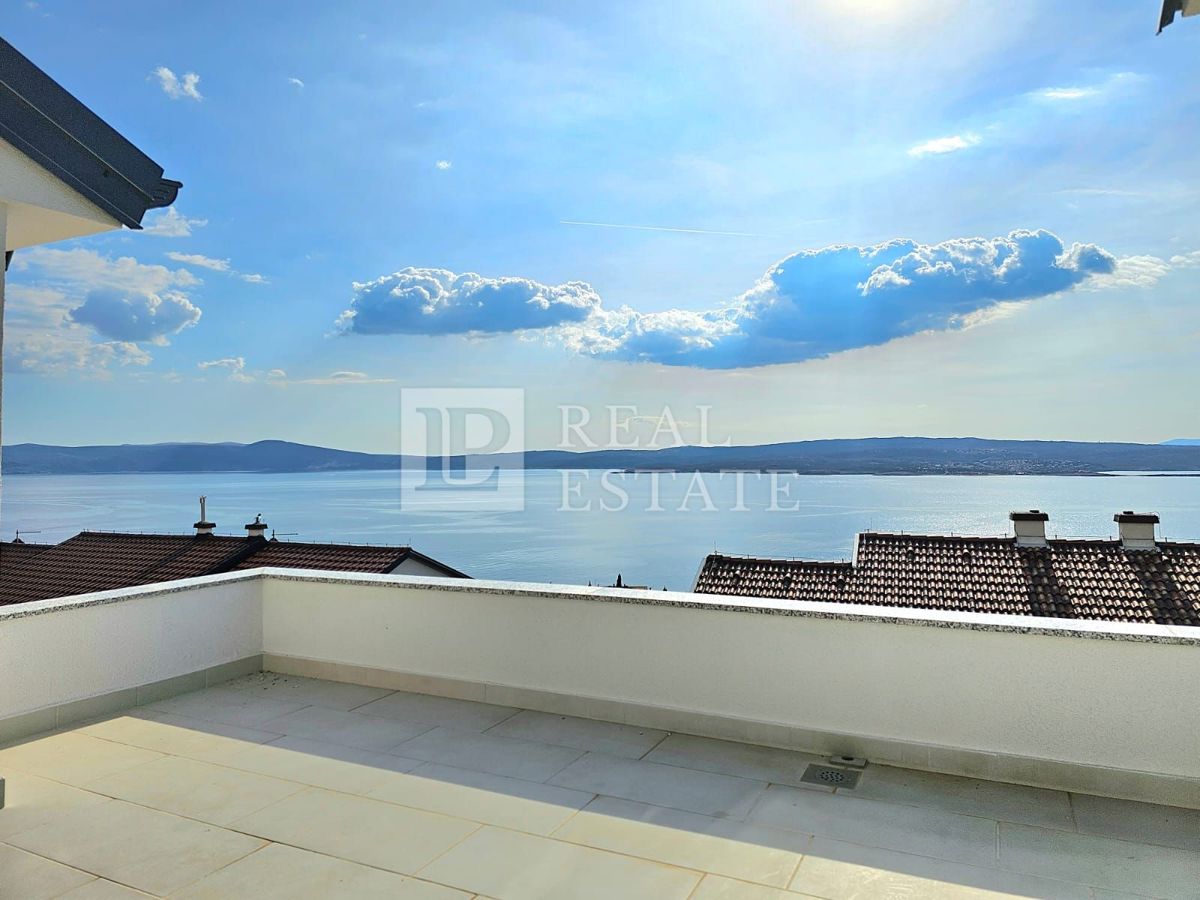 CRIKVENICA - nuova costruzione con vista panoramica sul mare