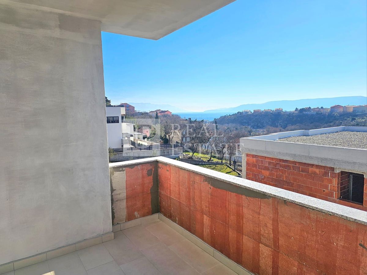 NOVI VINODOLSKI - appartamento con ampia terrazza in un moderno edificio di nuova costruzione