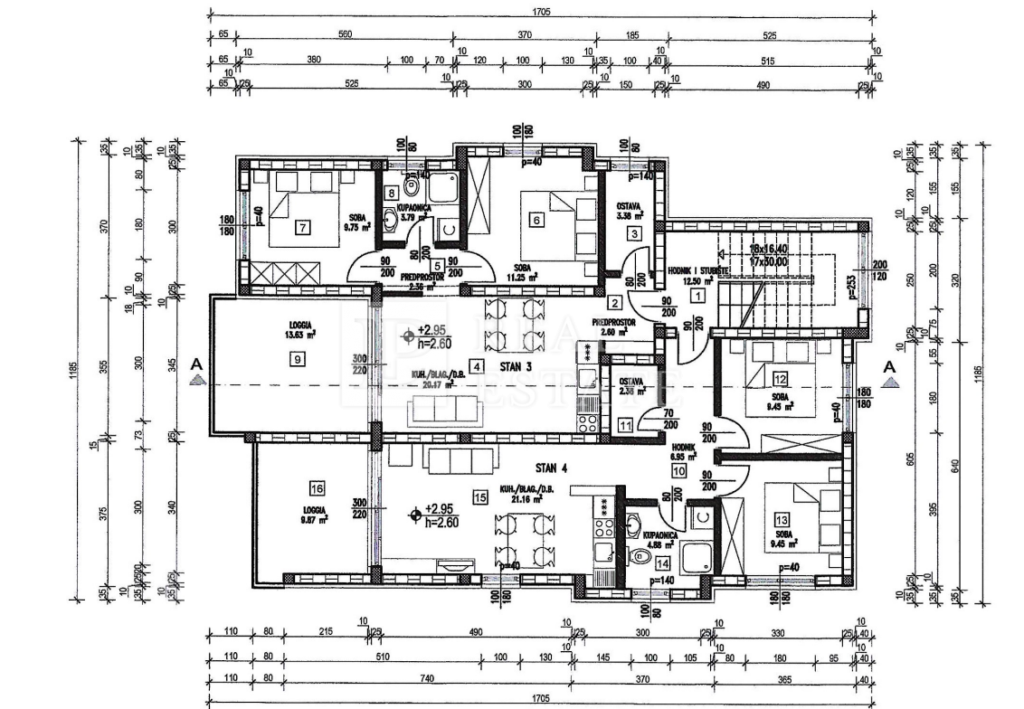 NOVI VINODOLSKI - appartamento eccellente in un nuovo edificio di qualità