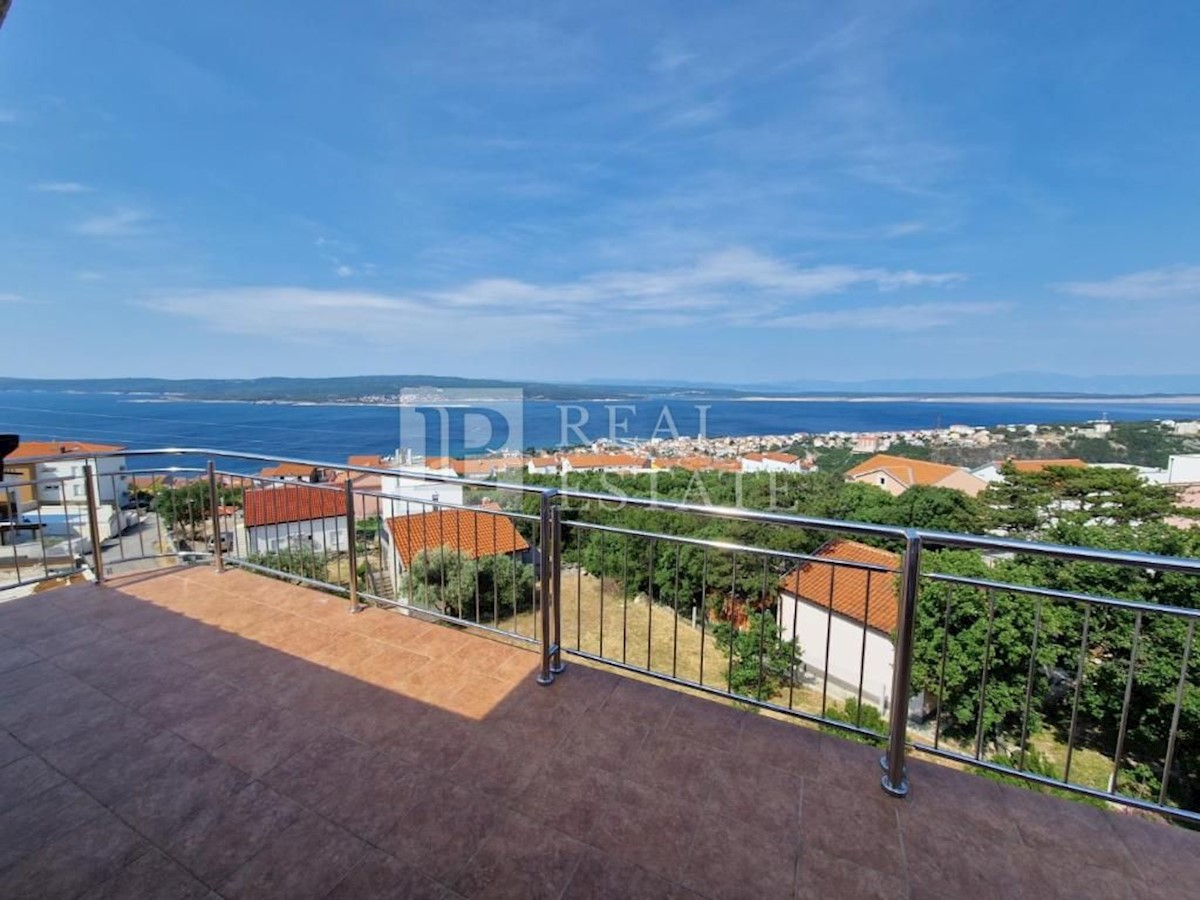 CRIKVENICA - casa spaziosa con piscina e vista mare