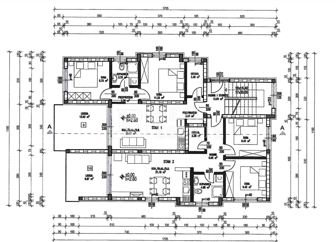 NOVI VINODOLSKI - appartamento al piano terra di un nuovo edificio