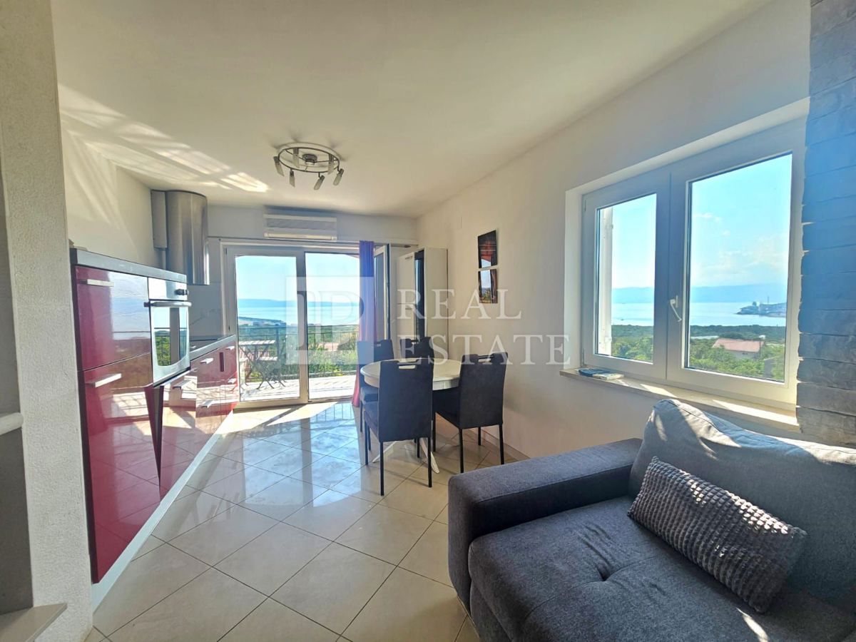 KRALJEVICA - appartamento duplex con vista panoramica sul mare