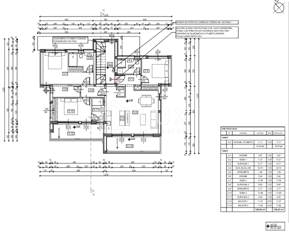 DRAMALJ - appartamento 126m2, 1° piano, nuova costruzione