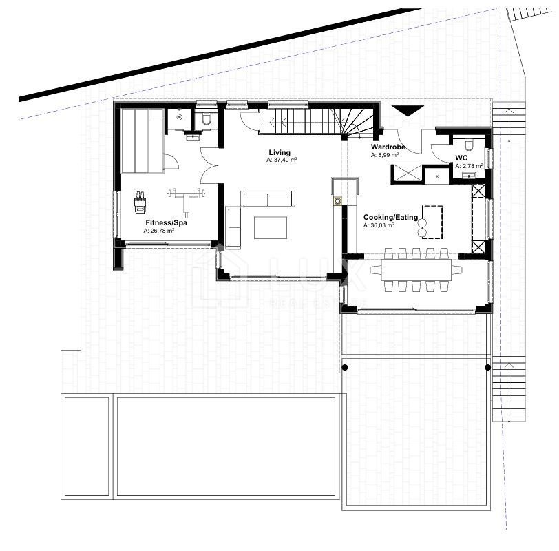 CRIKVENICA - villa moderna con piscina
