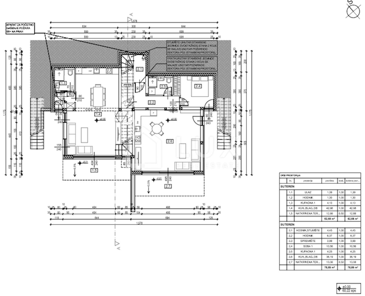 DRAMALJ - appartamento duplex 152m2, nuova costruzione