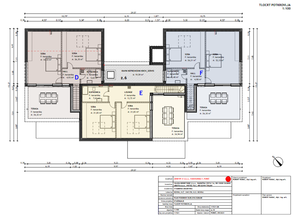 ROVINJ - appartamento duplex, nuova costruzione, 4 camere + bagno, ascensore