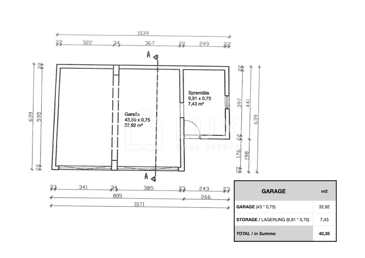 PULA - villa con piscina su un terreno di 1116m2