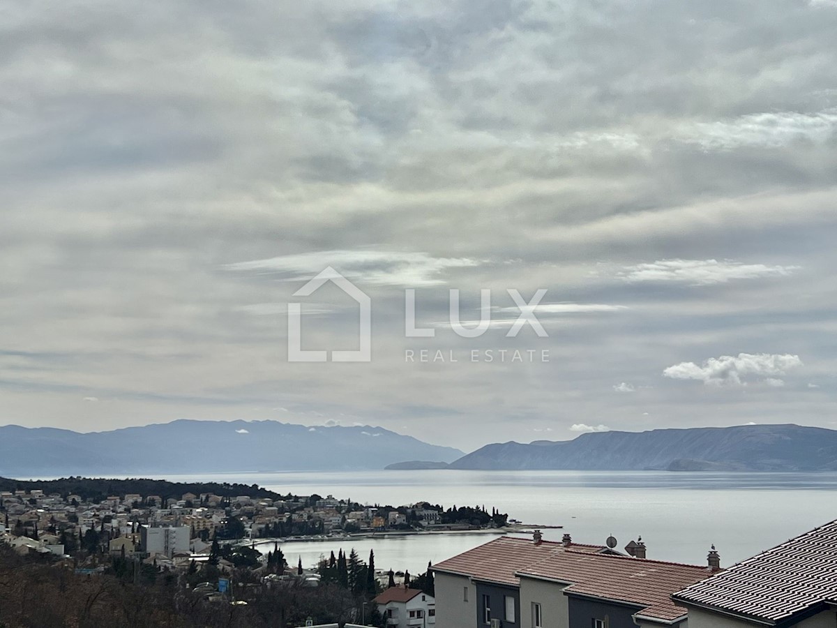 CRIKVENICA - nuova costruzione, appartamento 122m2, vista mare