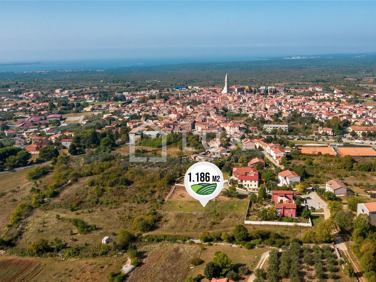 VODNJAN - terreno edificabile 1186m2
