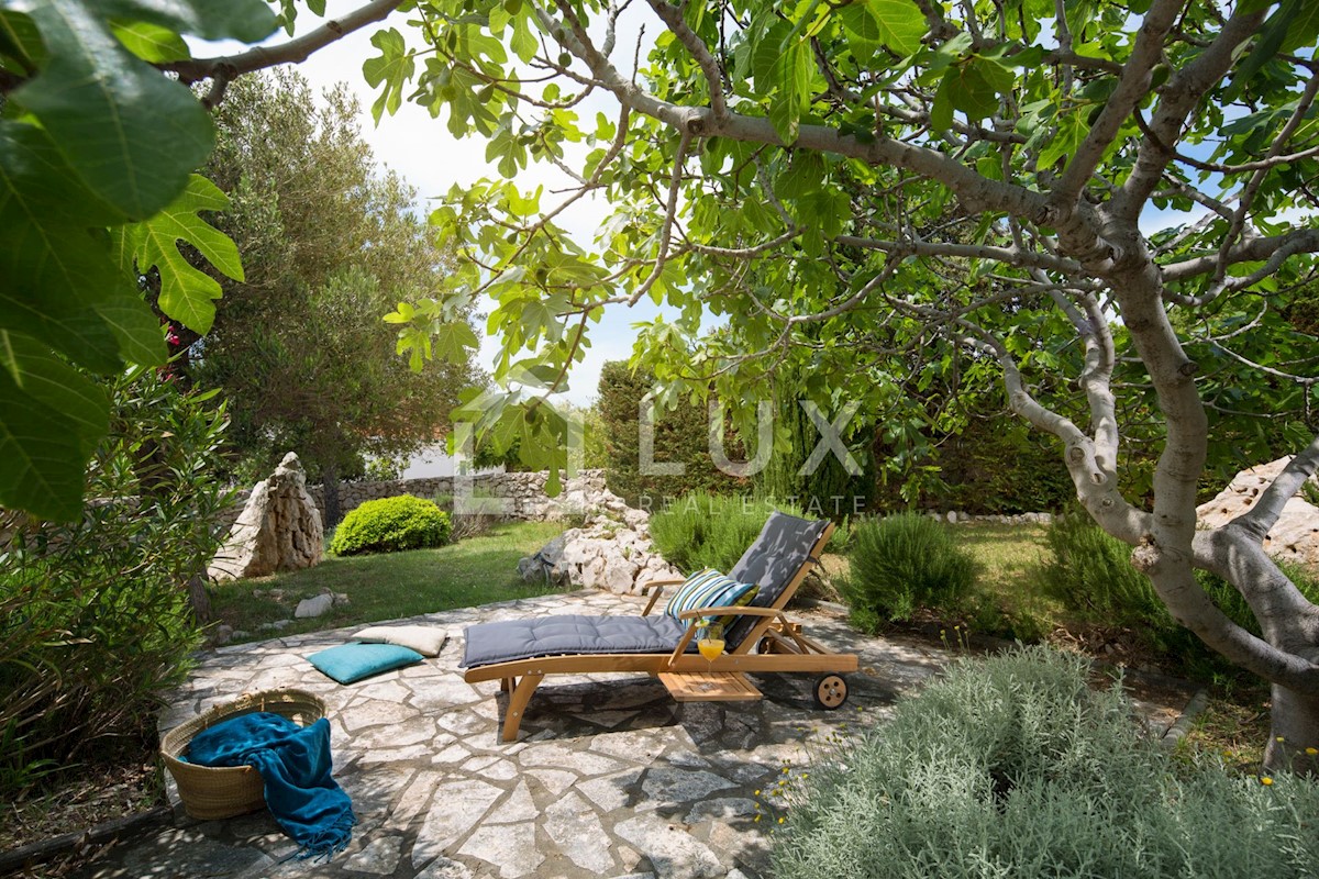 PAG, MANDRE - villa con piscina e vista mare