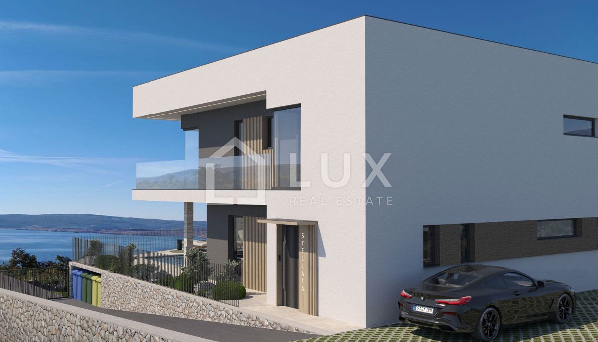 JADRANOVO - casa bifamiliare con piscina, vista mare