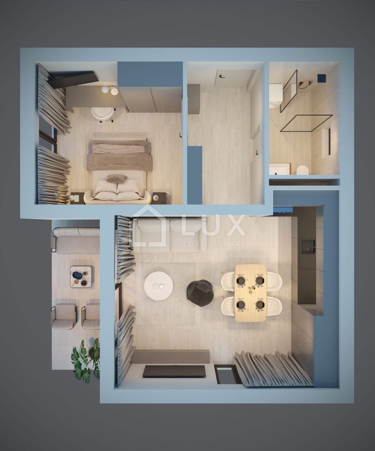 PEROJ - appartamento 59m2 1° piano, nuova costruzione