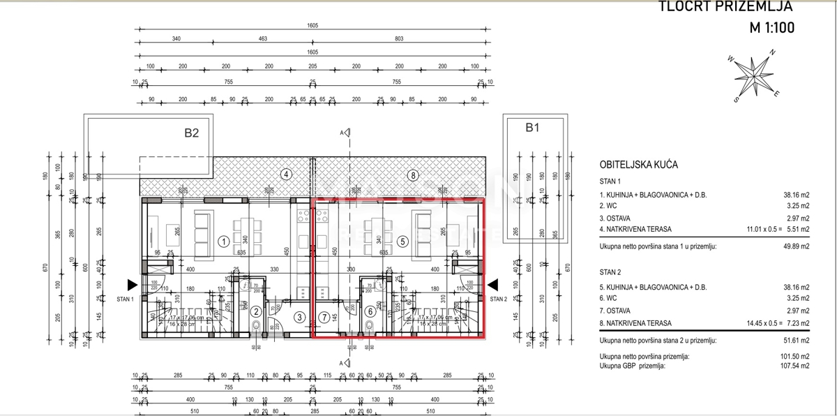 Malinska – Casa Bifamiliare con Vista Mare