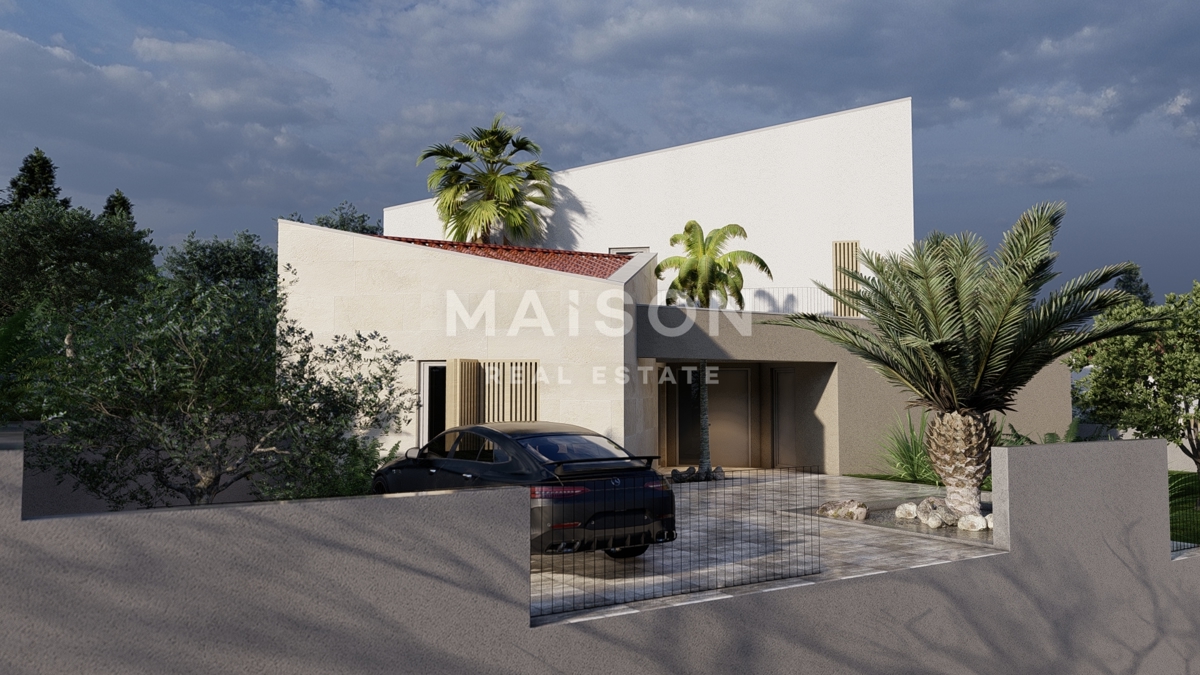 Isola di Krk, Malinska, villa di lusso all'interno di un resort con vista mare