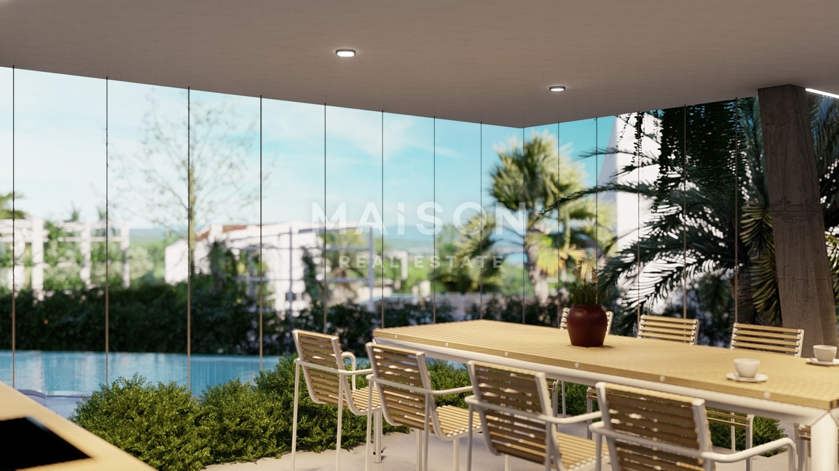 Isola di Krk, Malinska, villa di lusso all'interno di un resort con vista mare