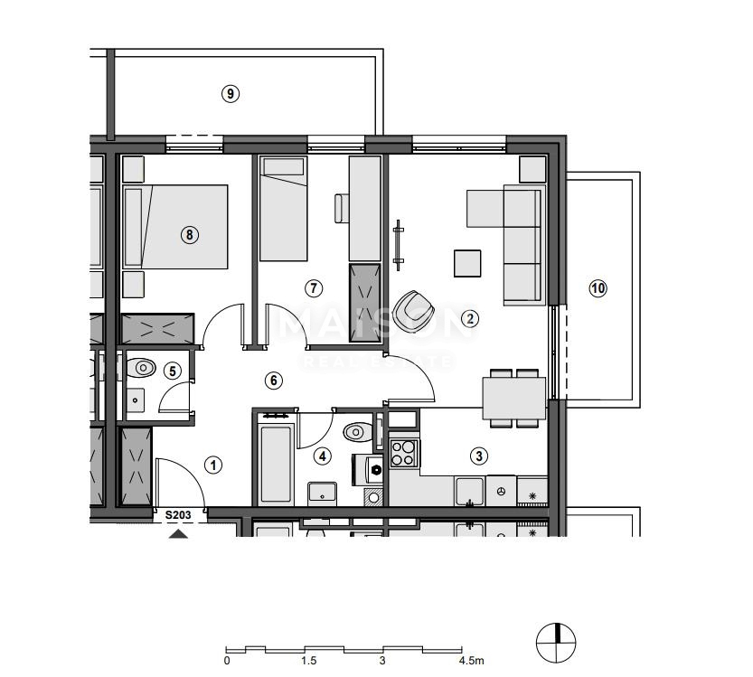 Appartamento Gajnice, Podsused - Vrapče, 58,56m2