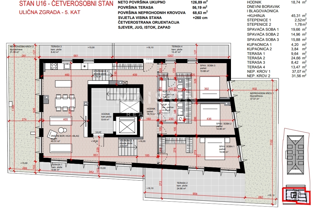 Appartamento Maksimir, 251,71m2