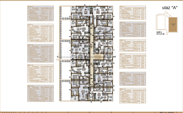 Appartamento Srdoči, Rijeka, 53,94m2