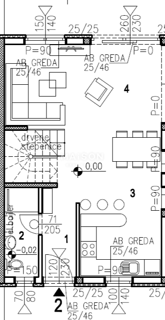 Malinska, casa bifamiliare con piscina