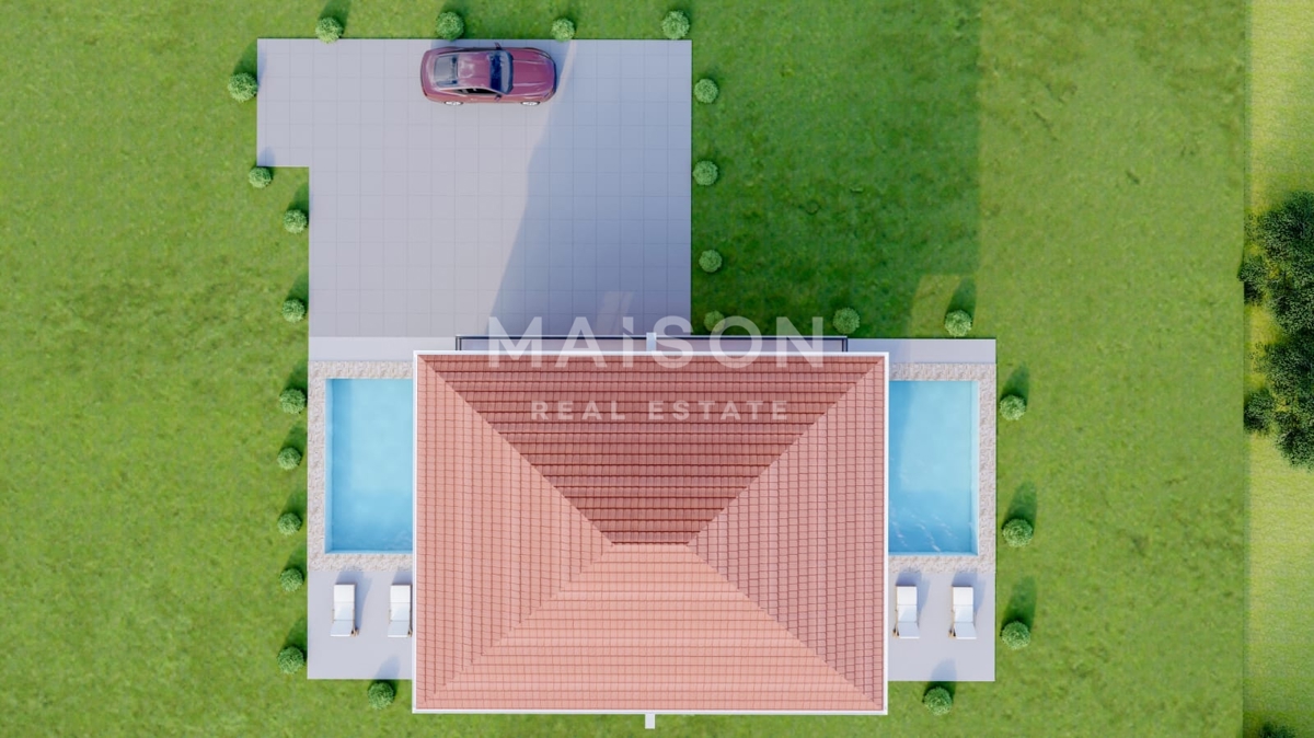 Malinska, casa bifamiliare con piscina