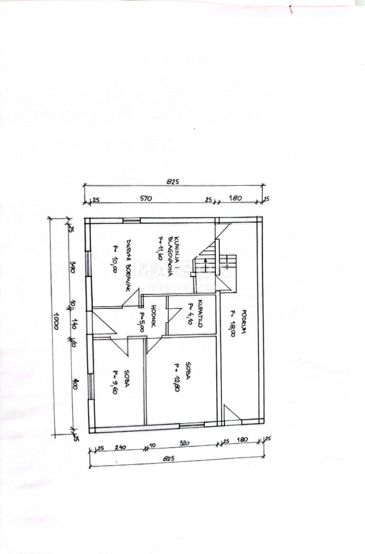 Città di Krk, casa con 3 unità abitative